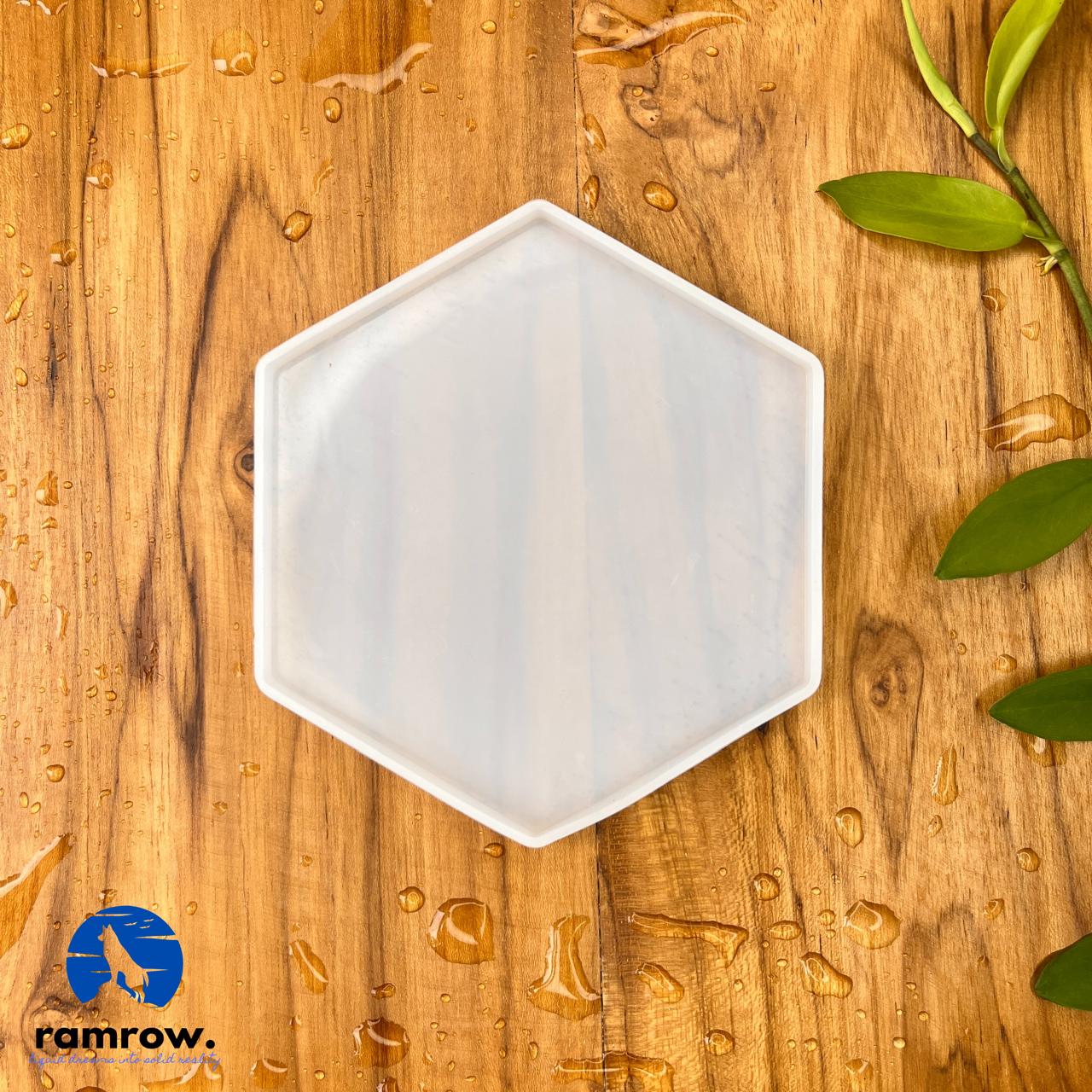 4-Inch Hexagon Silicone Mould – DIY Resin Crafts