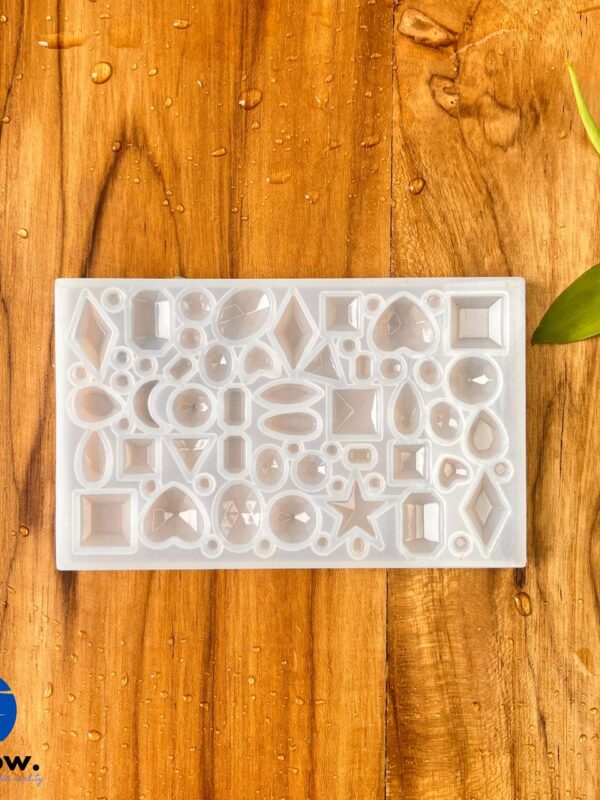 Multi-Cavity Jewelry Stone Silicone Mould – DIY Resin Stones