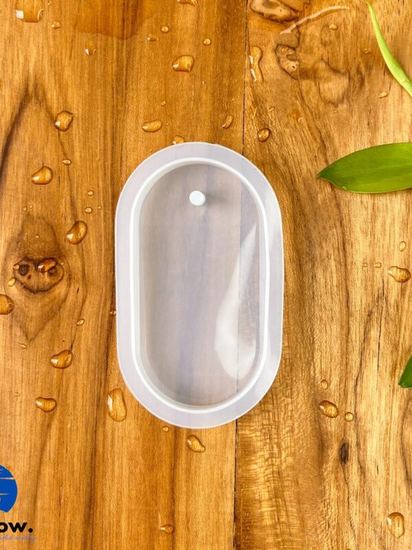 Oval Pendant & Keychain Silicone Mould – DIY Resin Jewelry