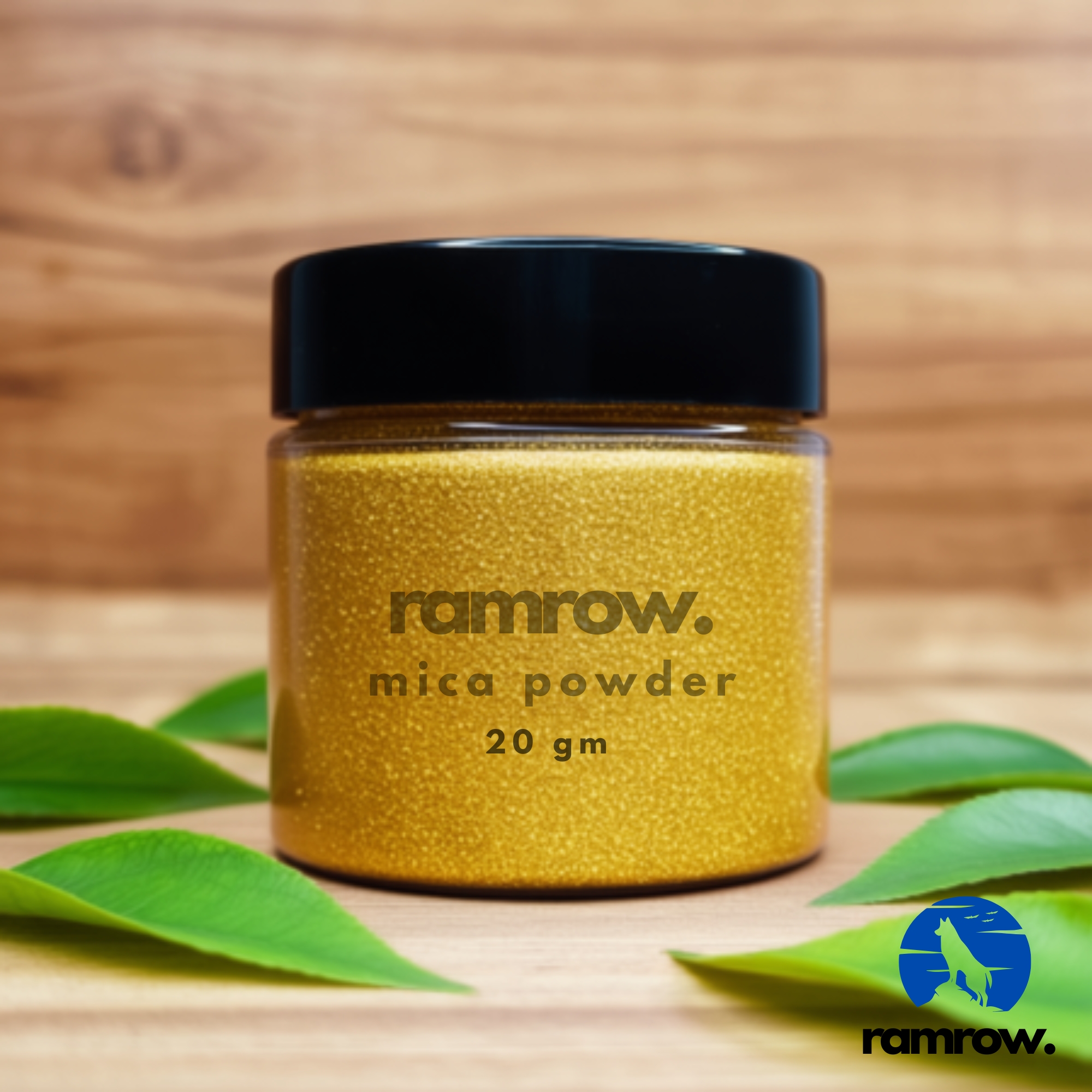 Gold Mica Powder 20 gm Bottle