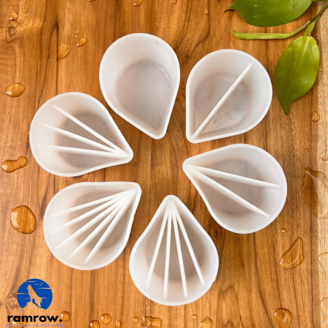 Multi-Colour Silicone Pouring Cup Set for Resin Art