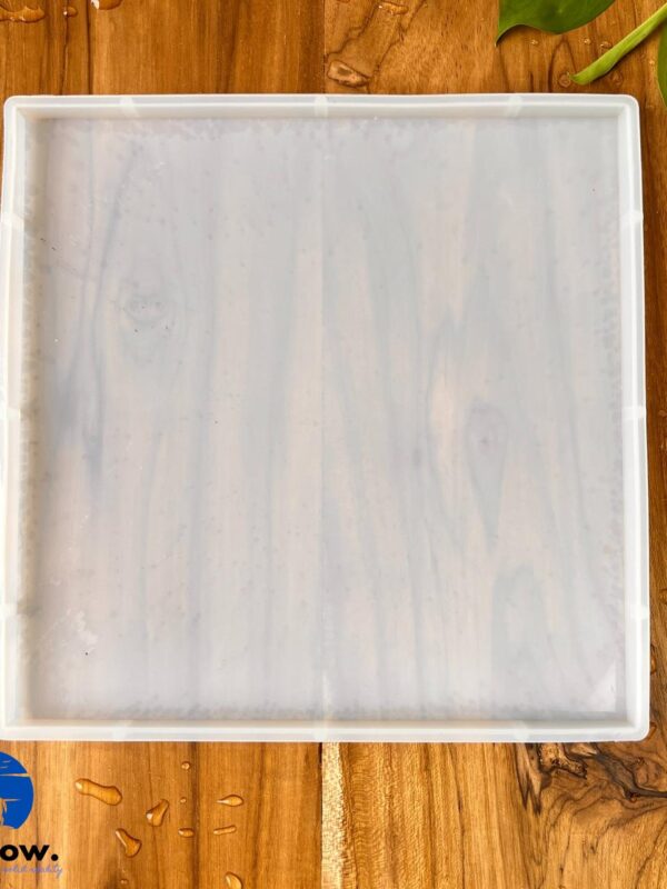 8 Inch Square Silicone Coaster Mould for Resin Art