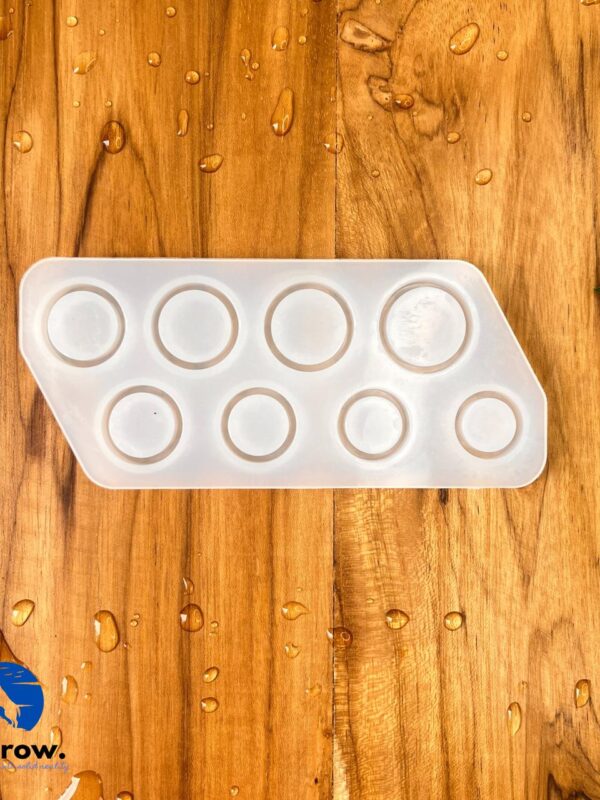 8 Cavity Finger Ring Silicone Mould for Resin Art