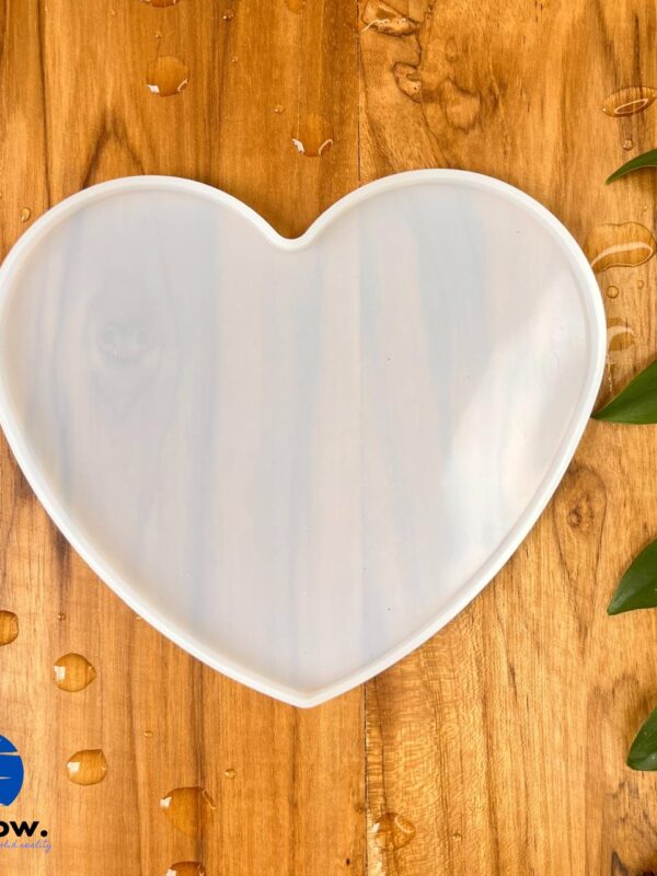 6 Inch Heart Coaster Silicone Mould for Resin Art