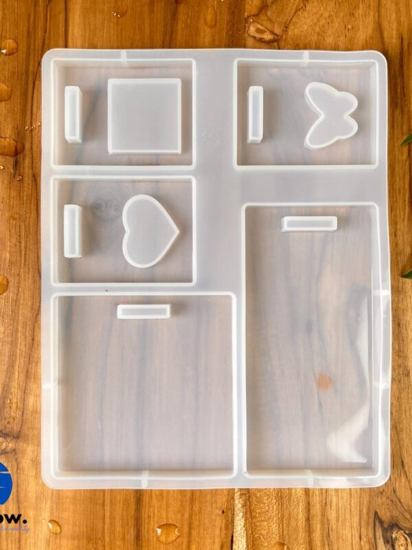 ID Card Silicone Mould for Resin Art and Custom Tags