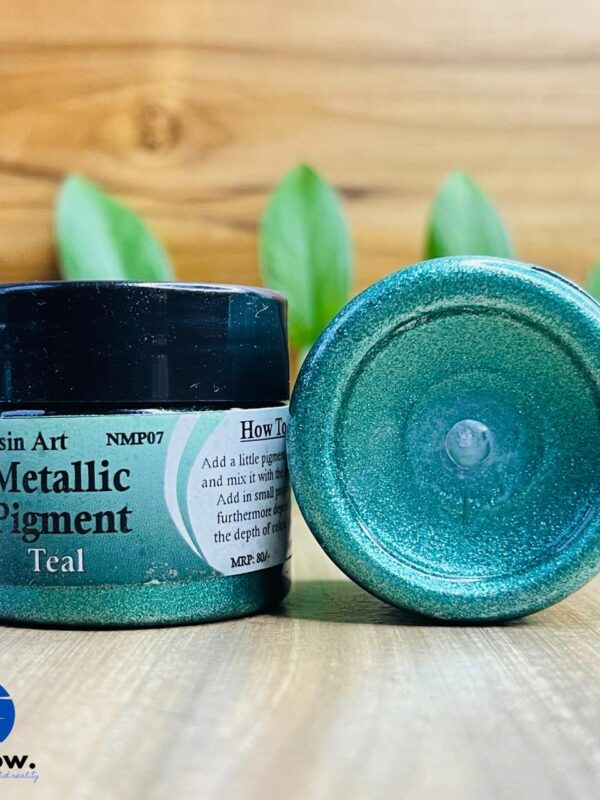 Teal Metallic Pigment Paste for Resin Art