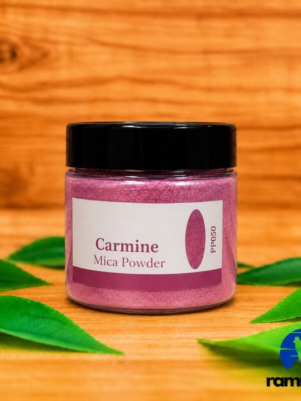 Carmine Mica Powder 20 Gram Bottle