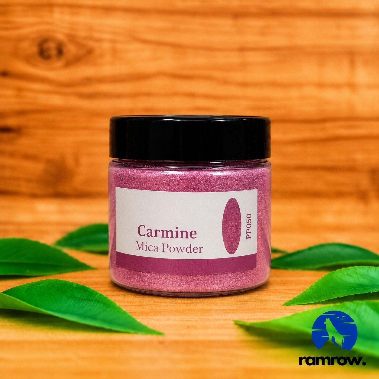 Carmine Mica Powder 20 Gram Bottle