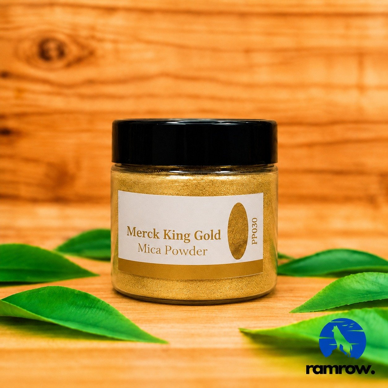 Gold Mica Powder 20 gm Bottle