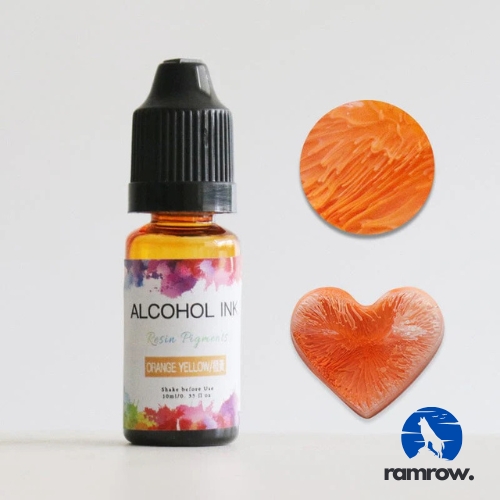 Orange Yellow 3D Alcohol Ink for Resin Art