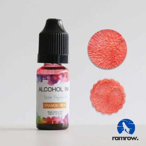 Orange 3D Alcohol Ink for Resin Art