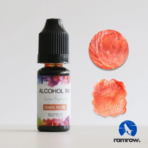 Orange Red 3D Alcohol Ink for Resin Art