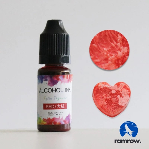 Red 3D Alcohol Ink for Resin Art