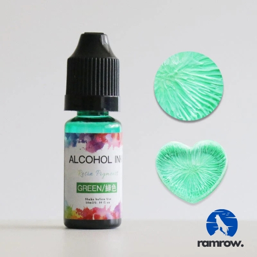 Green 3D Alcohol Ink for Resin Art