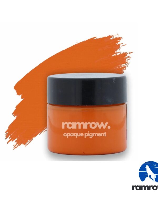 Bright Orange Opaque Pigment Paste for Resin Art
