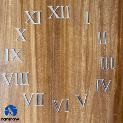 ROMAN NUMBER DIAL SILVER(1 INCH)