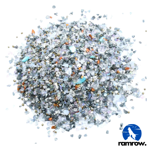 MIXED CRYSTAL GRANULES SILVER (100GM)