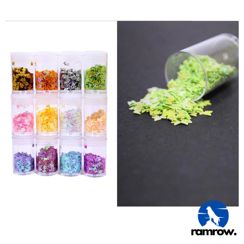 BUTTERFLY GLITTER R2 (12 PCS)