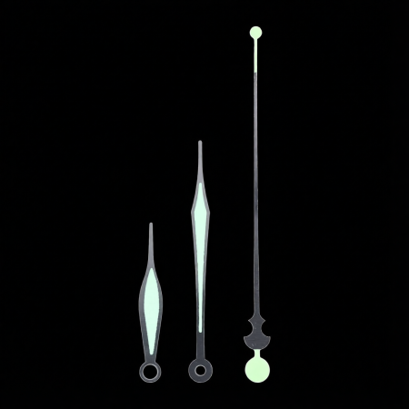 Clock Needle RN10 (Radium Luminous)